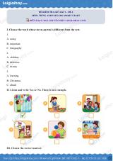 Đề thi giữa kì 1 Tiếng Anh 5 iLearn Smart Start - Đề số 4